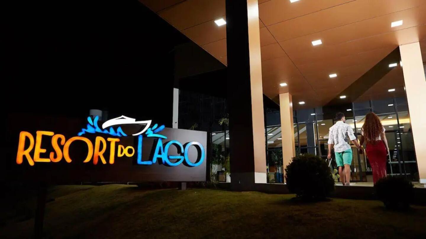 Apto Resort Do Lago Ate 8 Pessoas - Valor Promocional كلدس نوفاس المظهر الخارجي الصورة