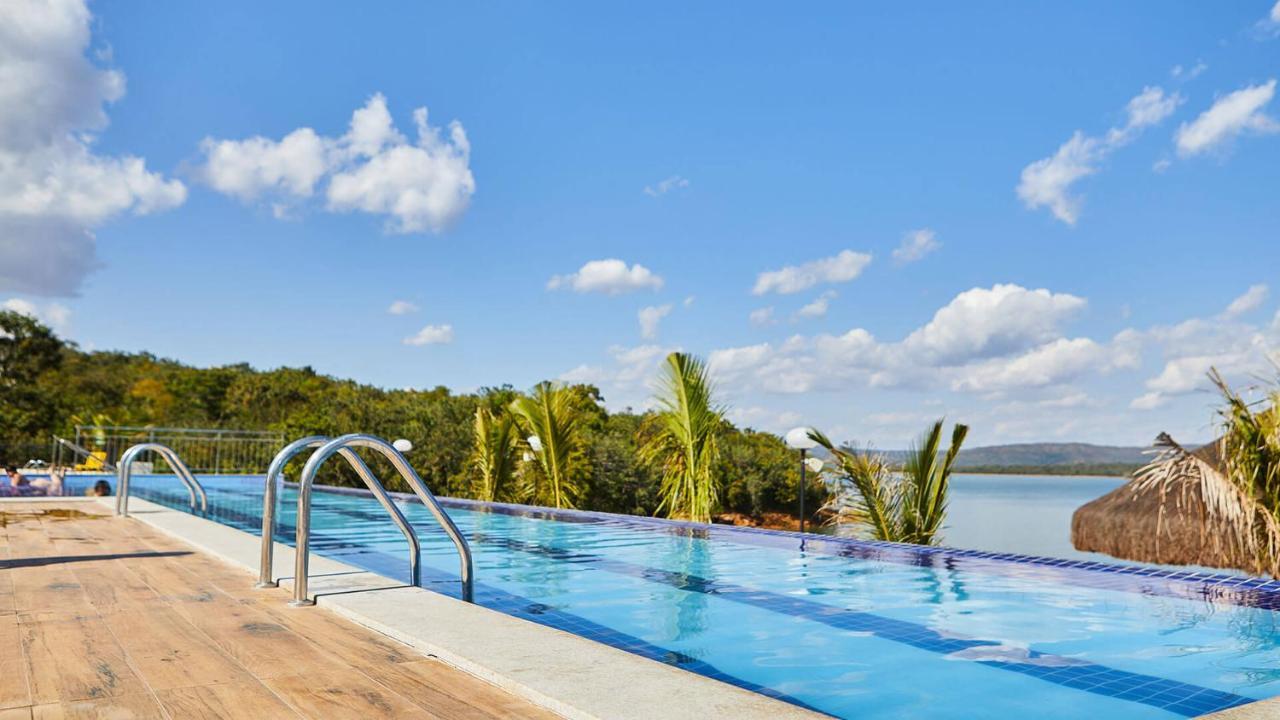 Apto Resort Do Lago Ate 8 Pessoas - Valor Promocional كلدس نوفاس المظهر الخارجي الصورة