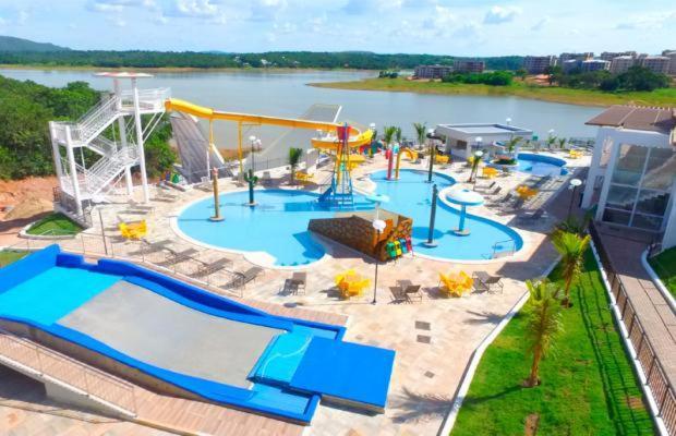 Apto Resort Do Lago Ate 8 Pessoas - Valor Promocional كلدس نوفاس المظهر الخارجي الصورة